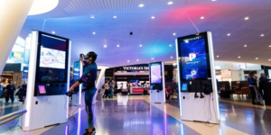 Self-service upright VR kiosk innovation marches on