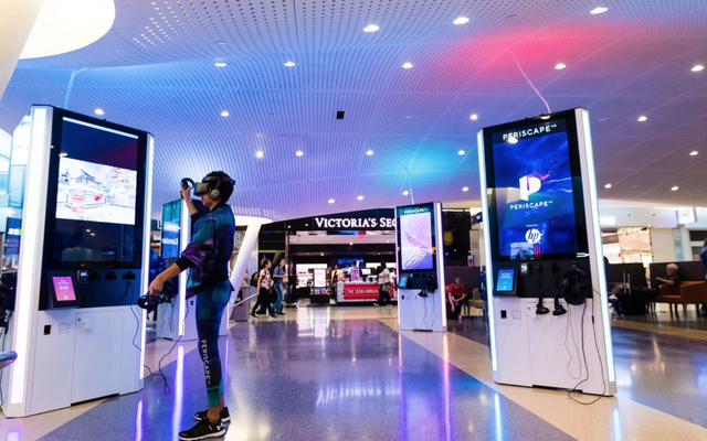 Self-service upright VR kiosk innovation marches on